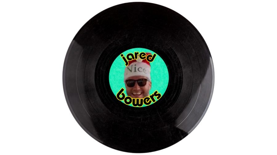 image of an album with jared bowers in its center and his name around him